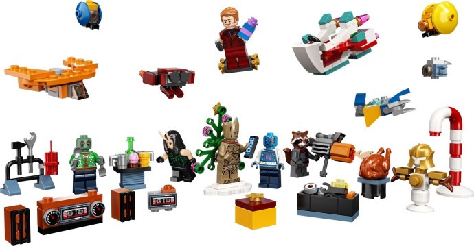 LEGO 76231 Guardians of the Galaxy Advent Calendar 2023 - SuperSaverAU - view 1
