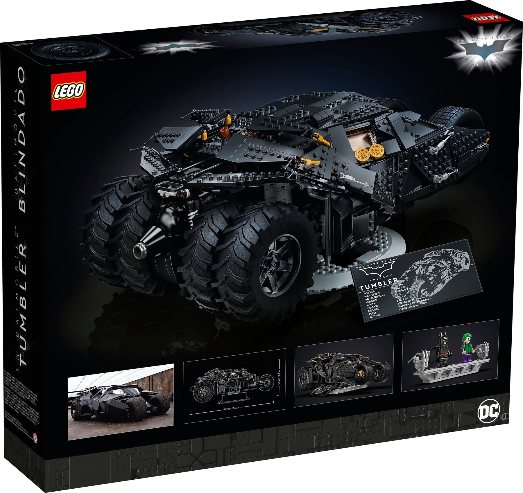 LEGO DC Super Heroes Batman Batmobile Tumbler (76240) - SuperSaverAU - view 6