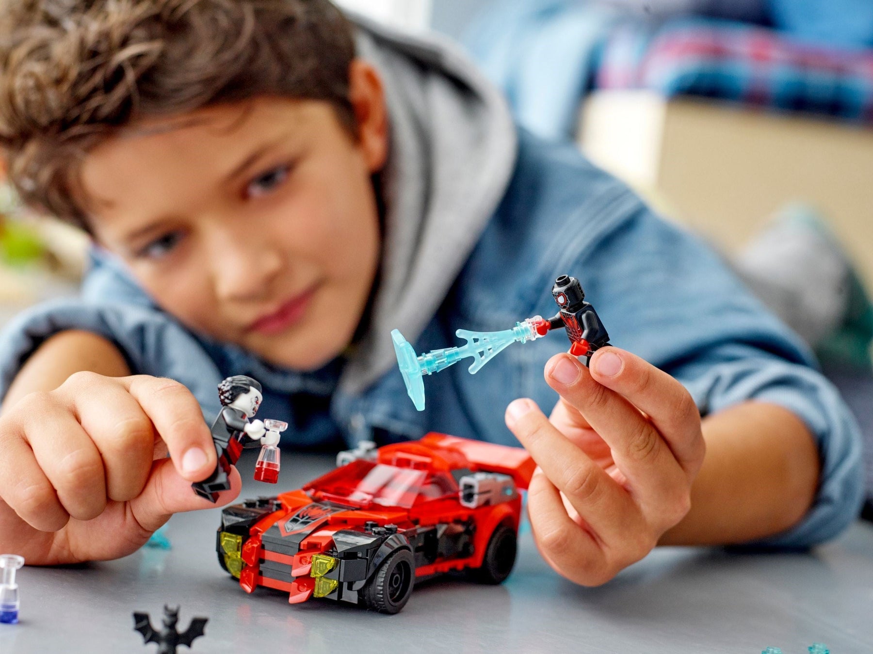 LEGO 76244 Miles Morales vs. Morbius Marvel- Auzzi Store