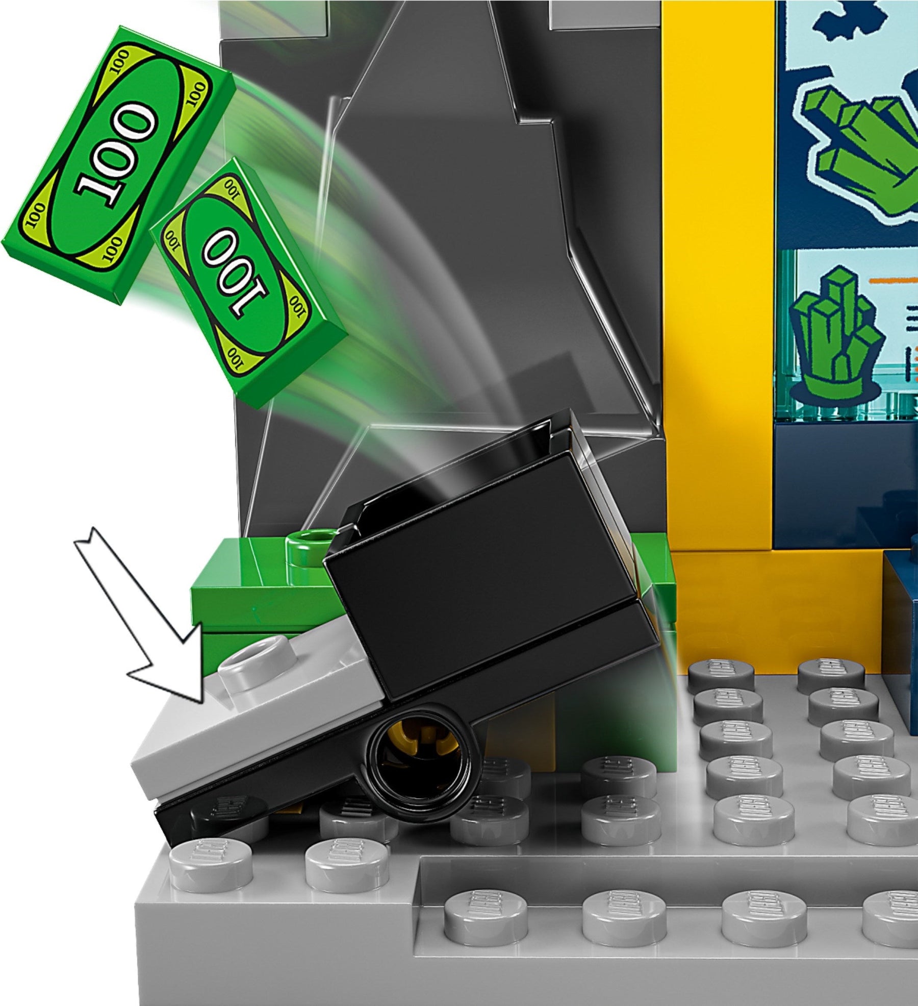 LEGO DC Batman 76272 The Batcave with Batman, Batgirl and The Joker- Auzzi Store