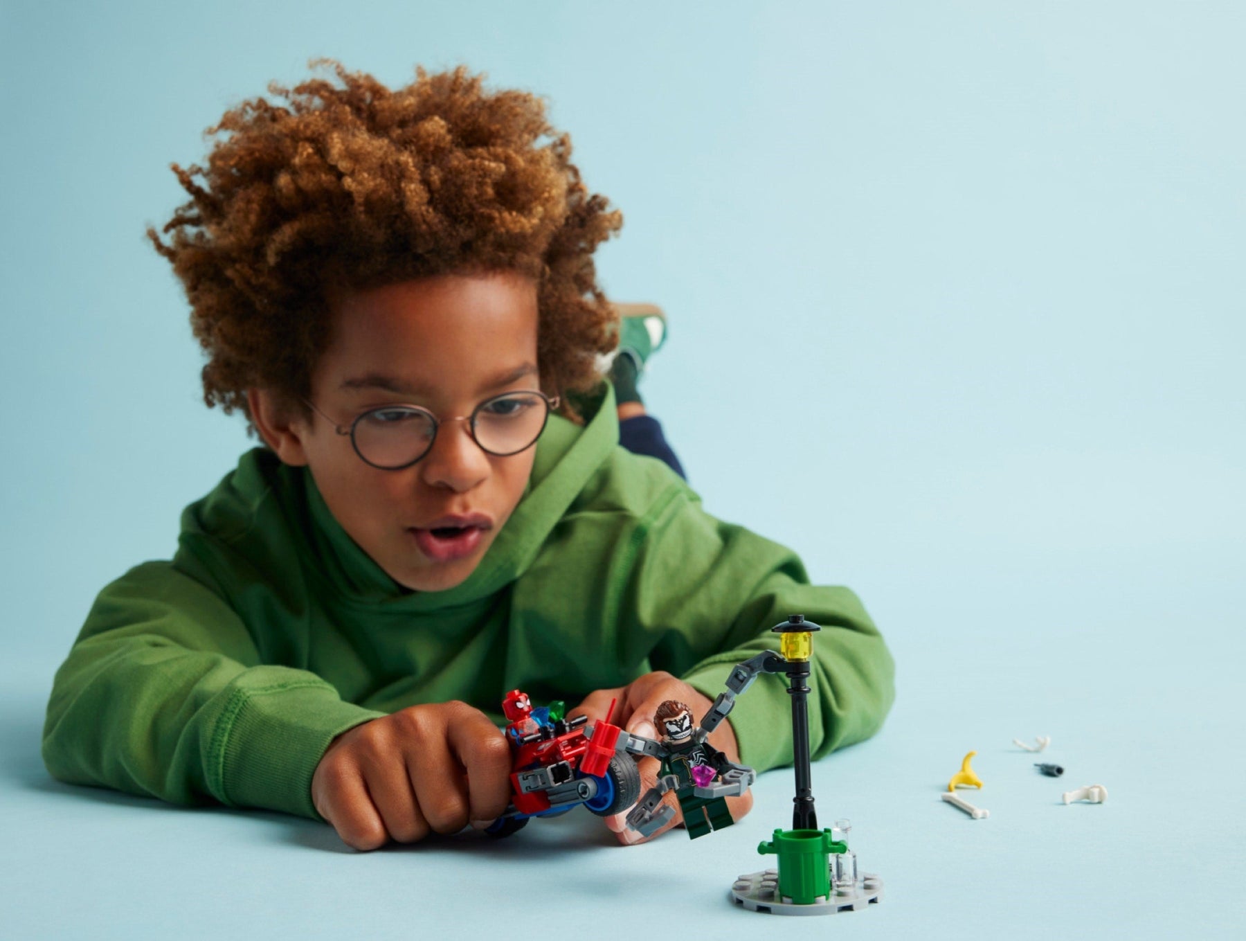 LEGO Marvel 76275 Motorcycle Chase: Spider-Man vs. Doc Ock- Auzzi Store