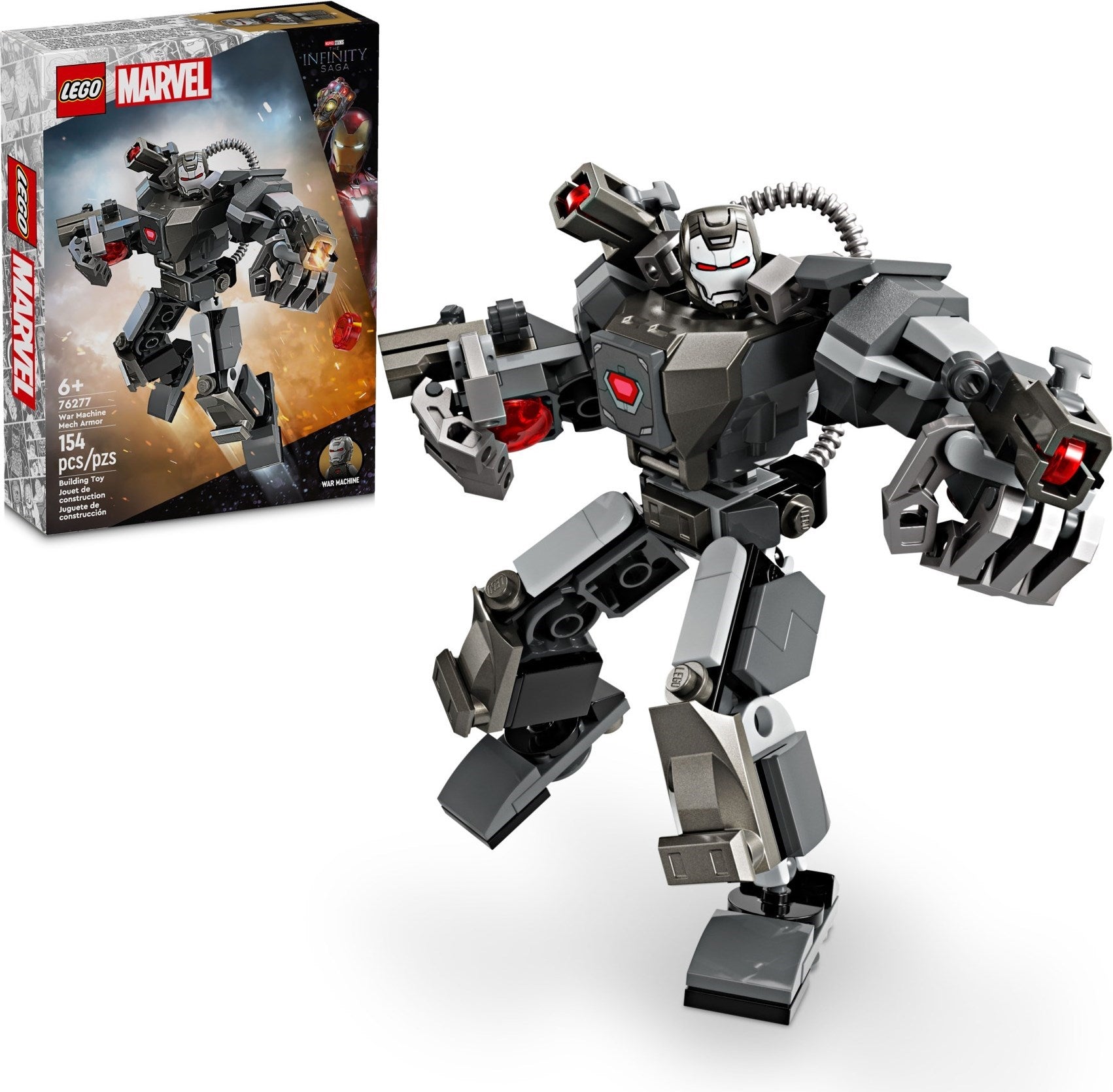 LEGO 76277 Marvel War Machine Mech Armour - SuperSaverAU - view 1