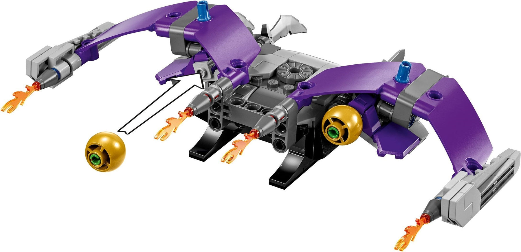 LEGO Marvel 76284 Green Goblin Construction Figure - SuperSaverAU - view 3