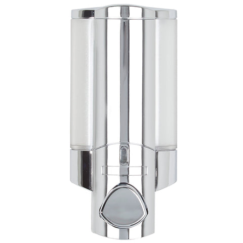 Better Living Aviva 300ml Chrome Single Chamber Shower Dispenser, Wall Mount, Rust Resistant