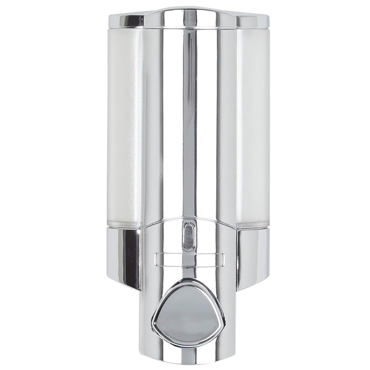 Better Living Aviva 300ml Chrome Single Chamber Shower Dispenser, Wall Mount, Rust Resistant