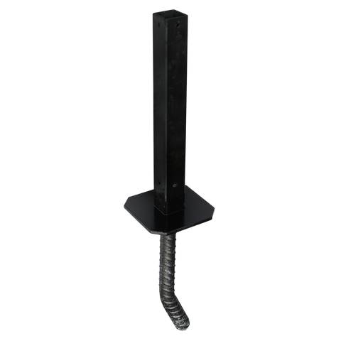 Jack Screen Up Anchor Plate - Steel - 95mm x 460mm - Secure Foundation - SuperSaverAU - view 1