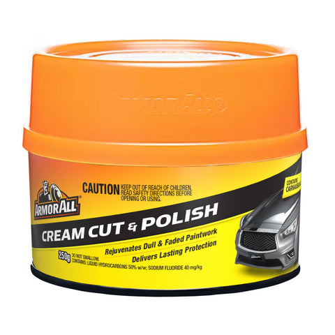 Armor All Cream Cut and Car Polish 250g with Carnauba Wax