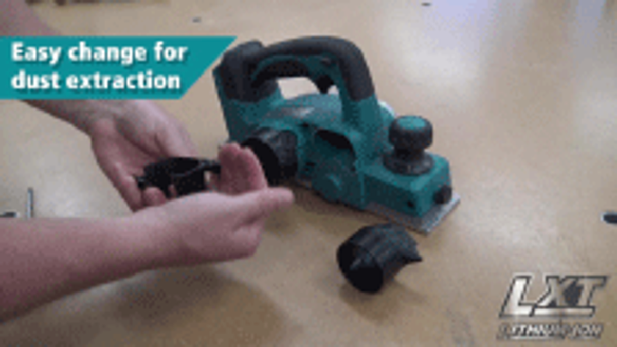 Makita 18V 82mm Planer DKP180Z Cordless Skin Only, Metal/Plastic