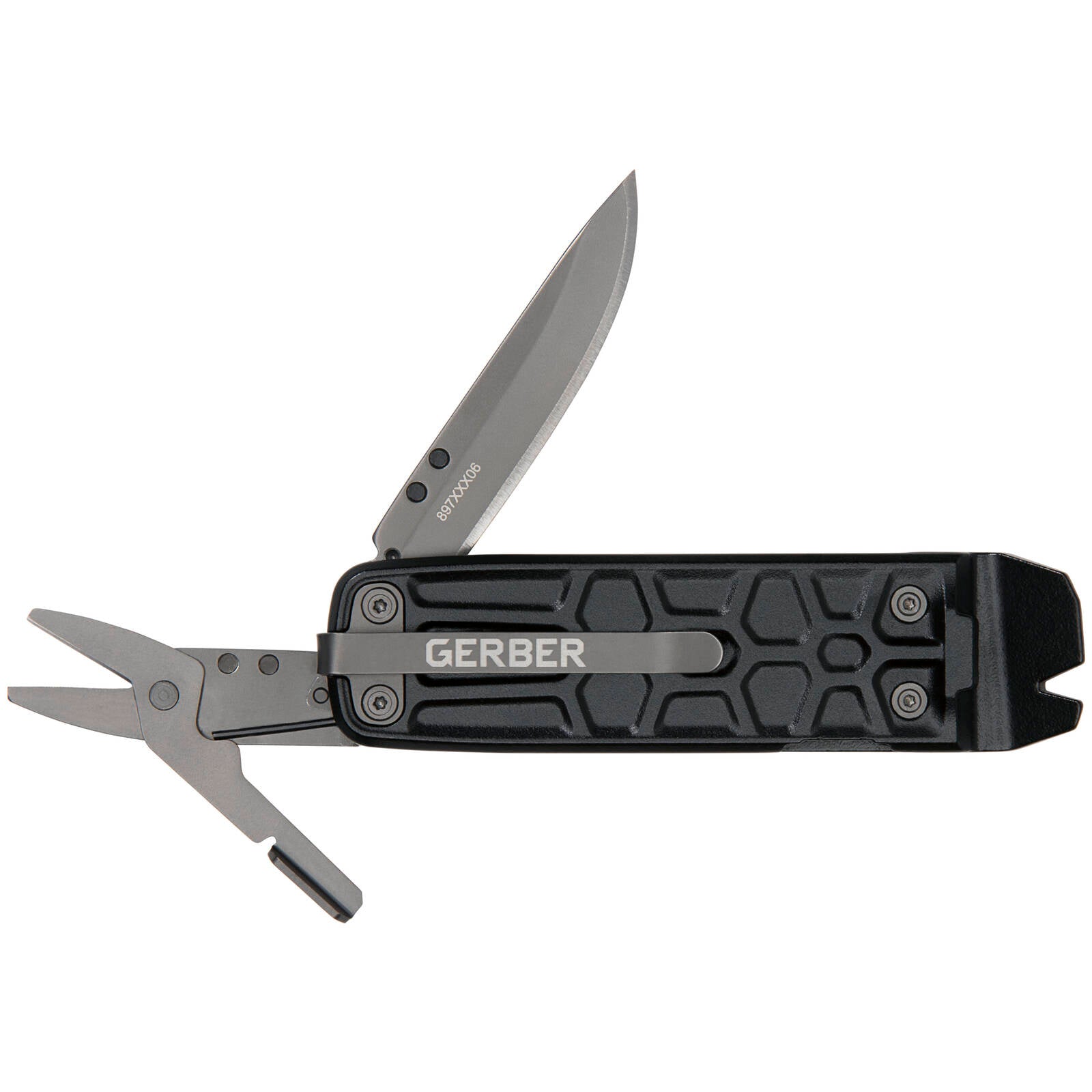 Gerber Lockdown Slim Pry 7-in-1 Multi Tool with Knife, Scissors & Drivers