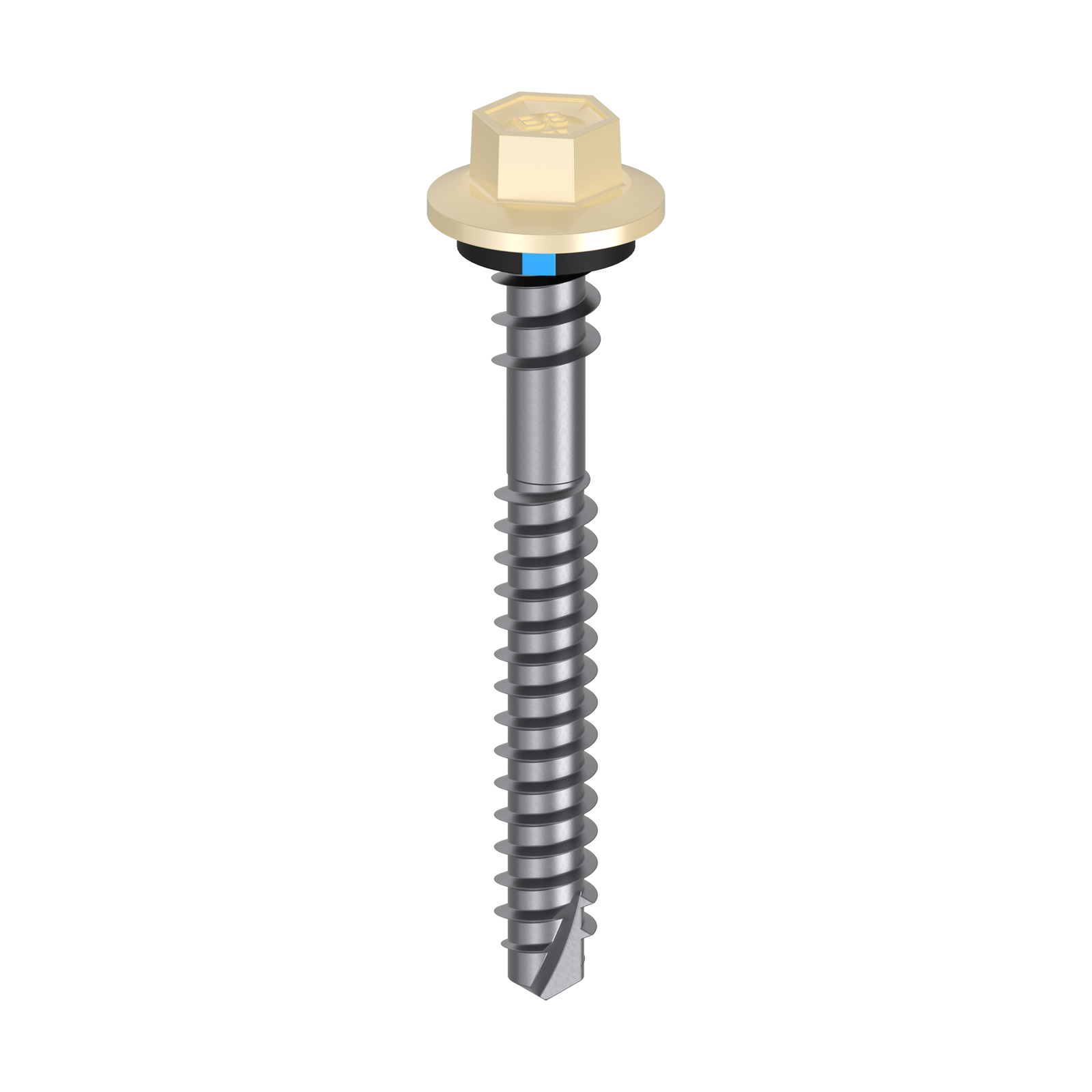 Bremick Vortex Plus 6.2 x 50mm Hex Roofing Screws B8 Classic Cream - 100 Pack