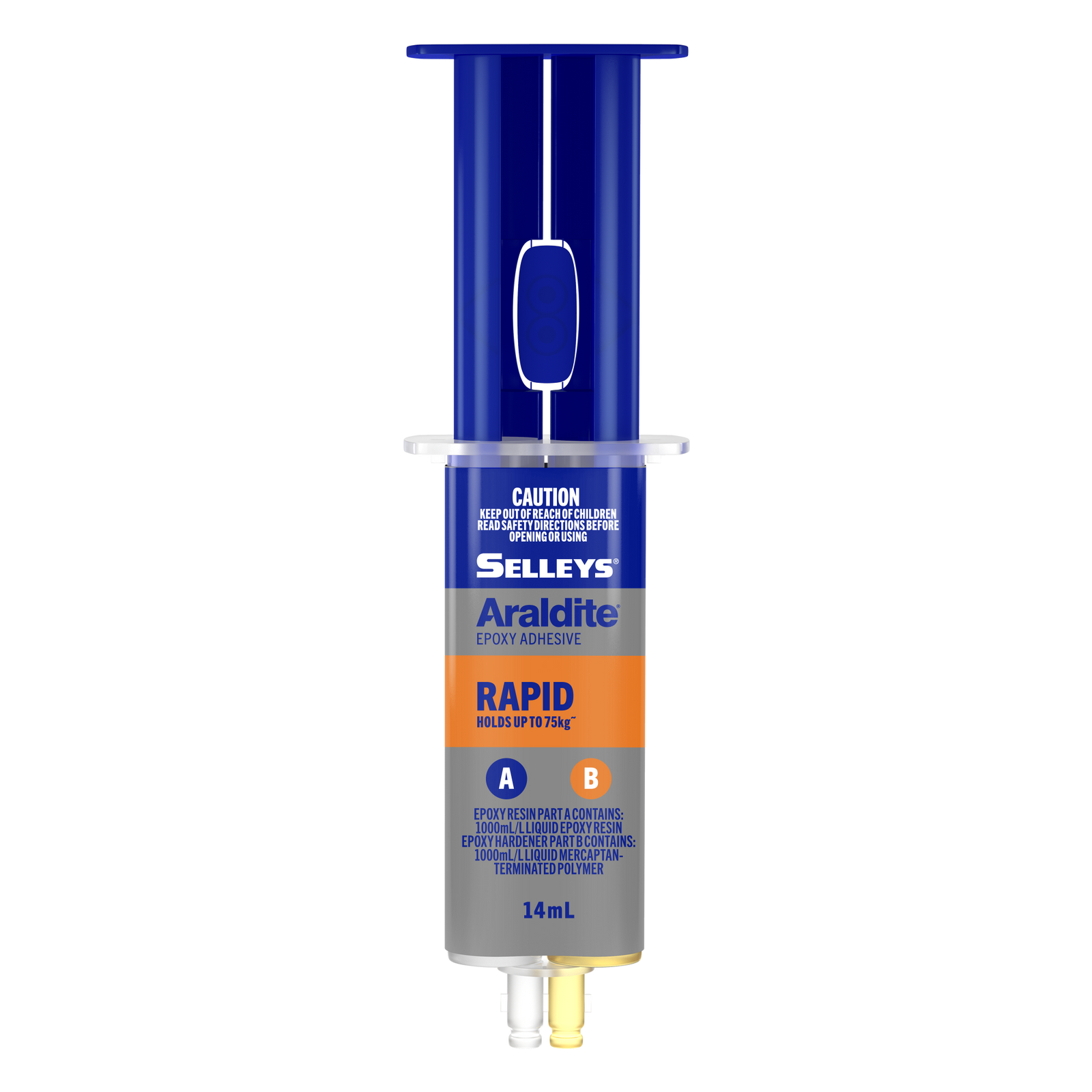 Selleys Araldite Rapid Fast-Setting Epoxy Adhesive Clear 14ml