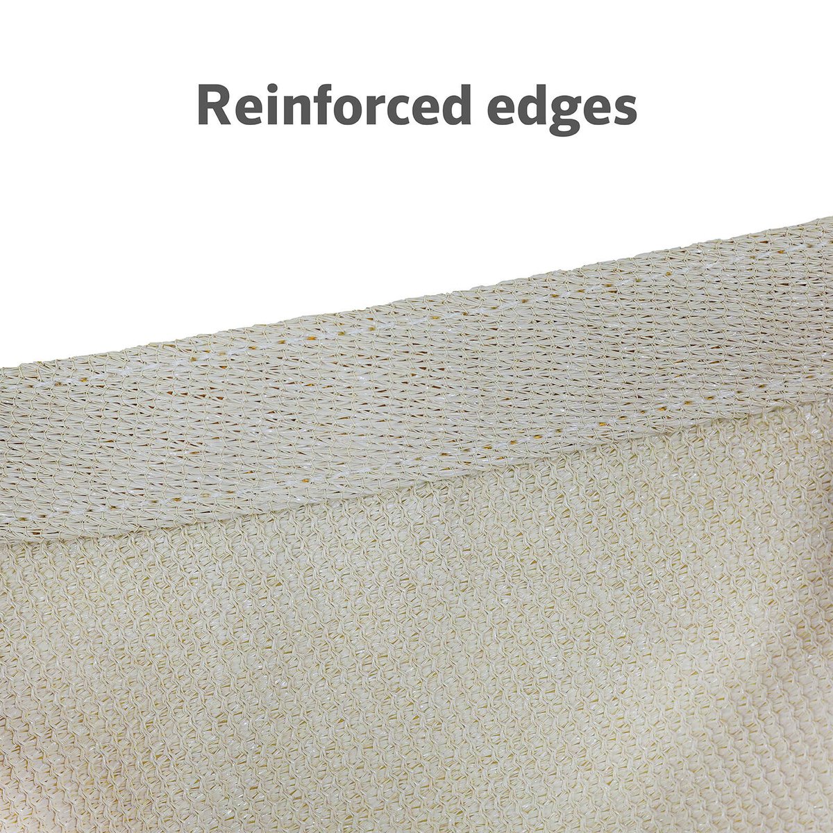 Coolaroo Shell 5 x 3m Rectangle Commercial Grade Shade Sail, HDPE, Up to 95% UV Block