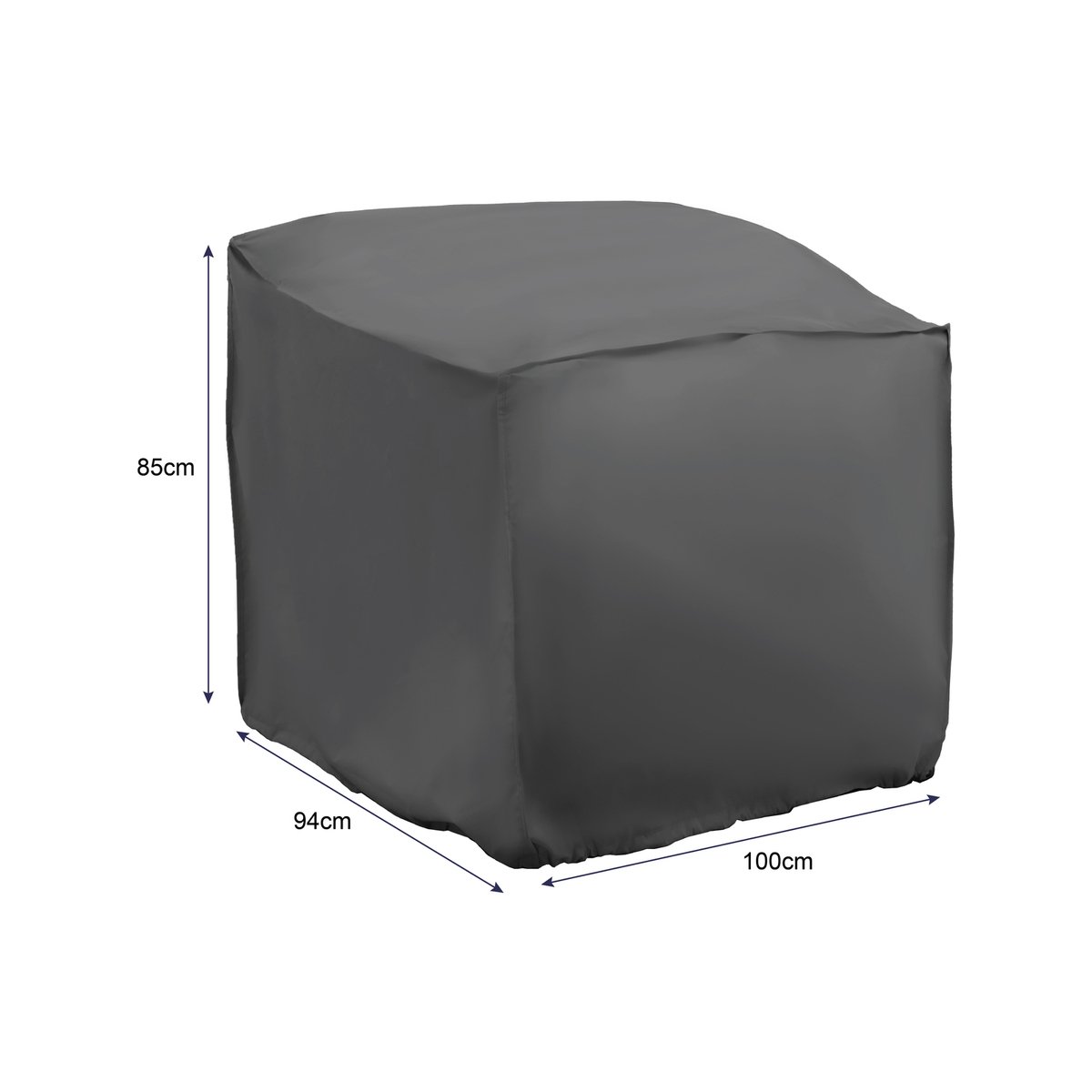Cushion to Cover 48 x 48cm Oatmeal Outdoor Cushion - 2 in 1 Design - SuperSaverAU - view 4