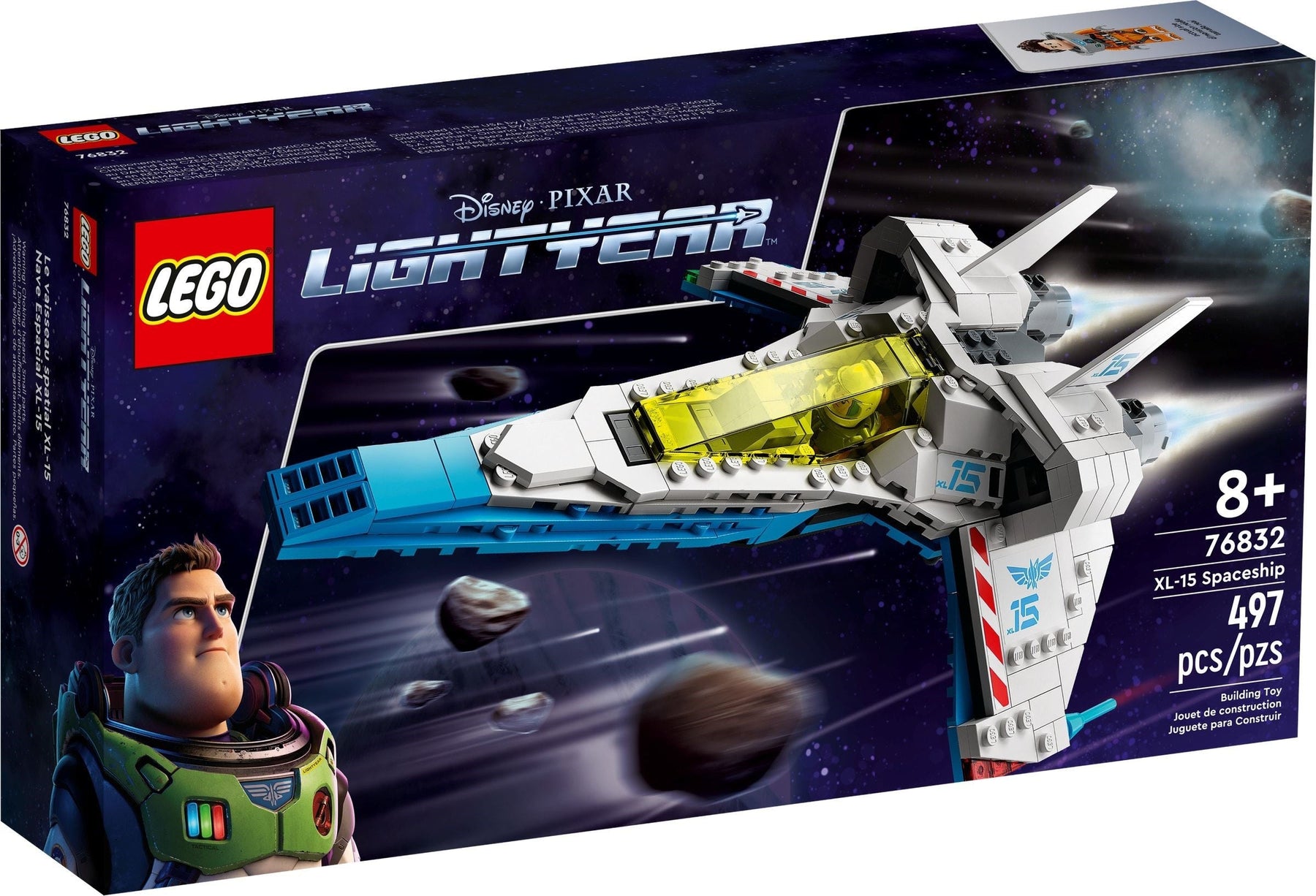 LEGO Disney 76832 Pixar’s Lightyear XL-15 Spaceship - SuperSaverAU - view 1