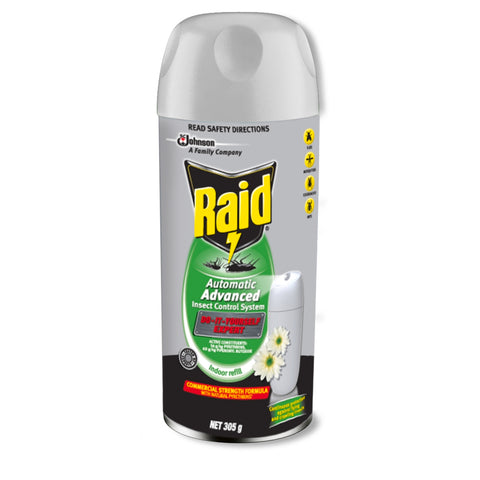 Raid Automatic Advanced Insect Control System Indoor Refill 305g - For DIY Expert Dispenser
