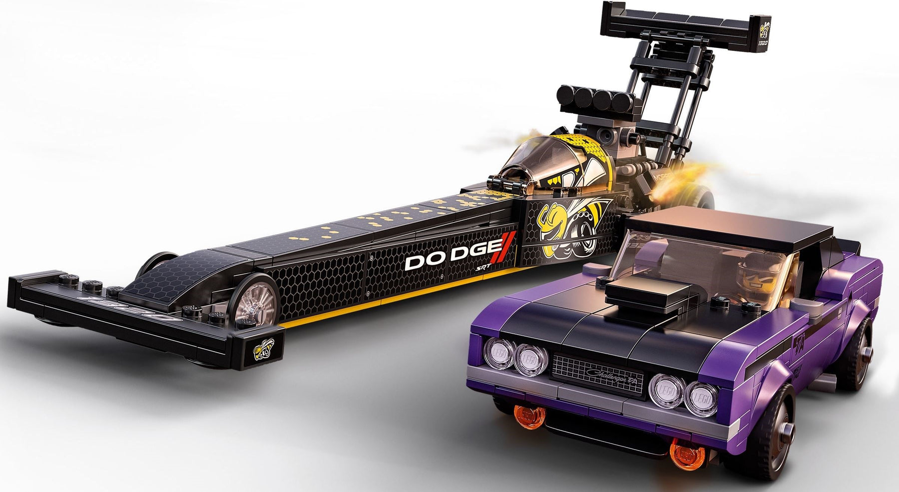 LEGO Speed Champion 76904 Mopar SRT Top Fuel Dragster 1970 Dodge Challenger- Auzzi Store
