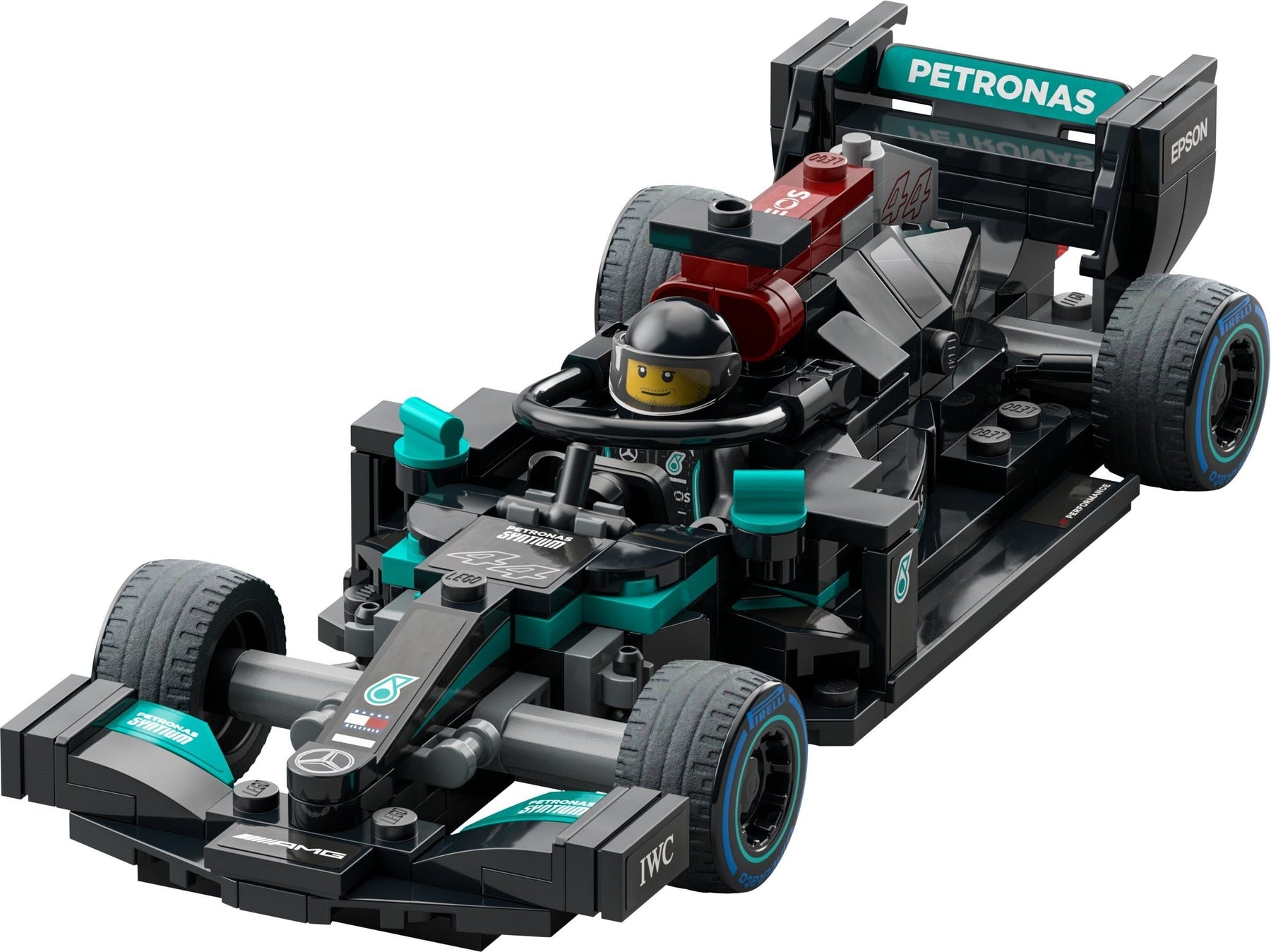 LEGO Speed Champions Mercedes AMG F1 W12 E Performance Project One 76909 - SuperSaverAU - view 5