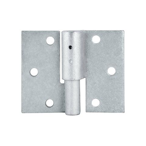 Pinnacle Hardware 16mm Galvanised LH Double Butt Security Gate Hinge, 2 Pack, Anti-Lift