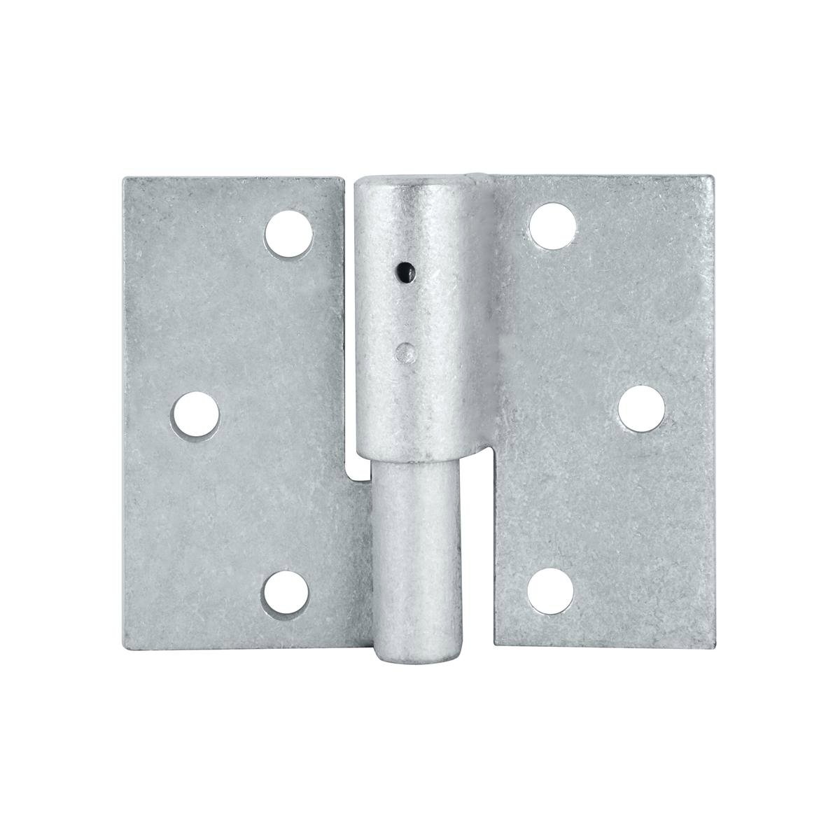 Pinnacle Hardware 16mm Galvanised LH Double Butt Security Gate Hinge, 2 Pack, Anti-Lift