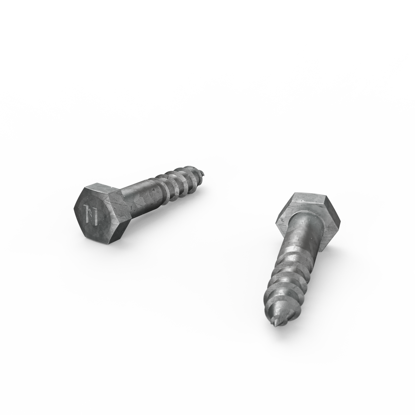 Zenith M10 x 50mm Hot Dip Galvanised Hex Head Coach Screws - 25 Pack