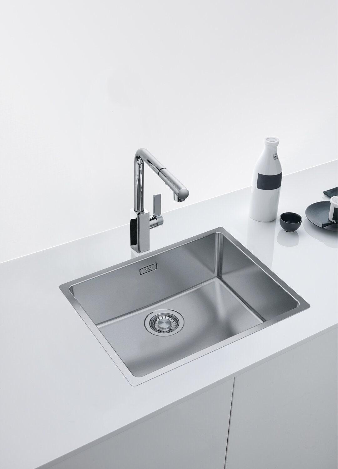 Franke Maris 500mm single bowl sink 36L - 18/10 stainless steel, made in Switzerland - MRX210-50