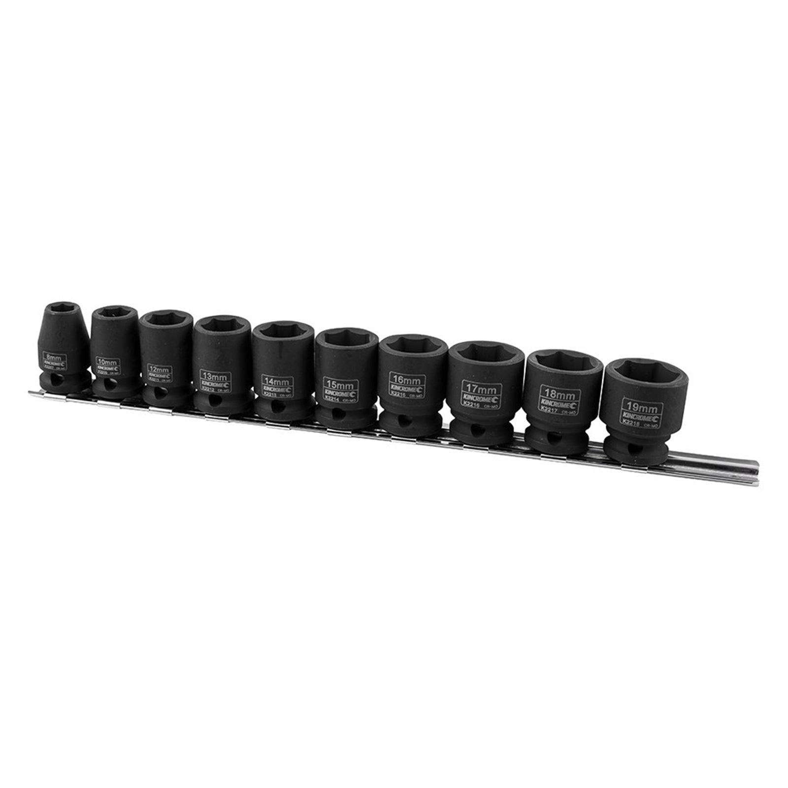 Kincrome 10 Piece 3/8" Drive Metric Chrome Molybdenum Impact Socket Set