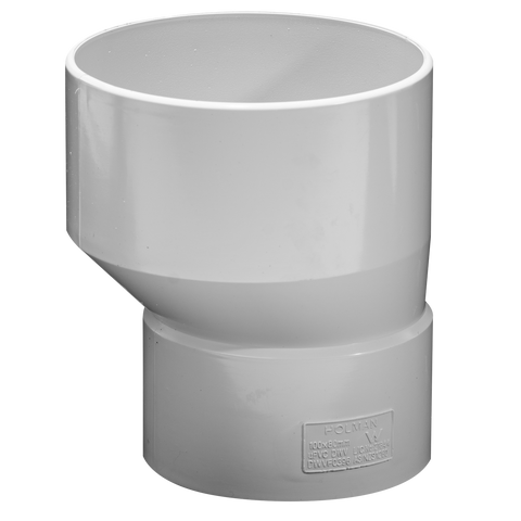 Holman 100 x 80mm PVC DWV Taper Level Invert, Underground Rated
