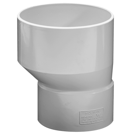 Holman 100 x 80mm PVC DWV Taper Level Invert, Underground Rated