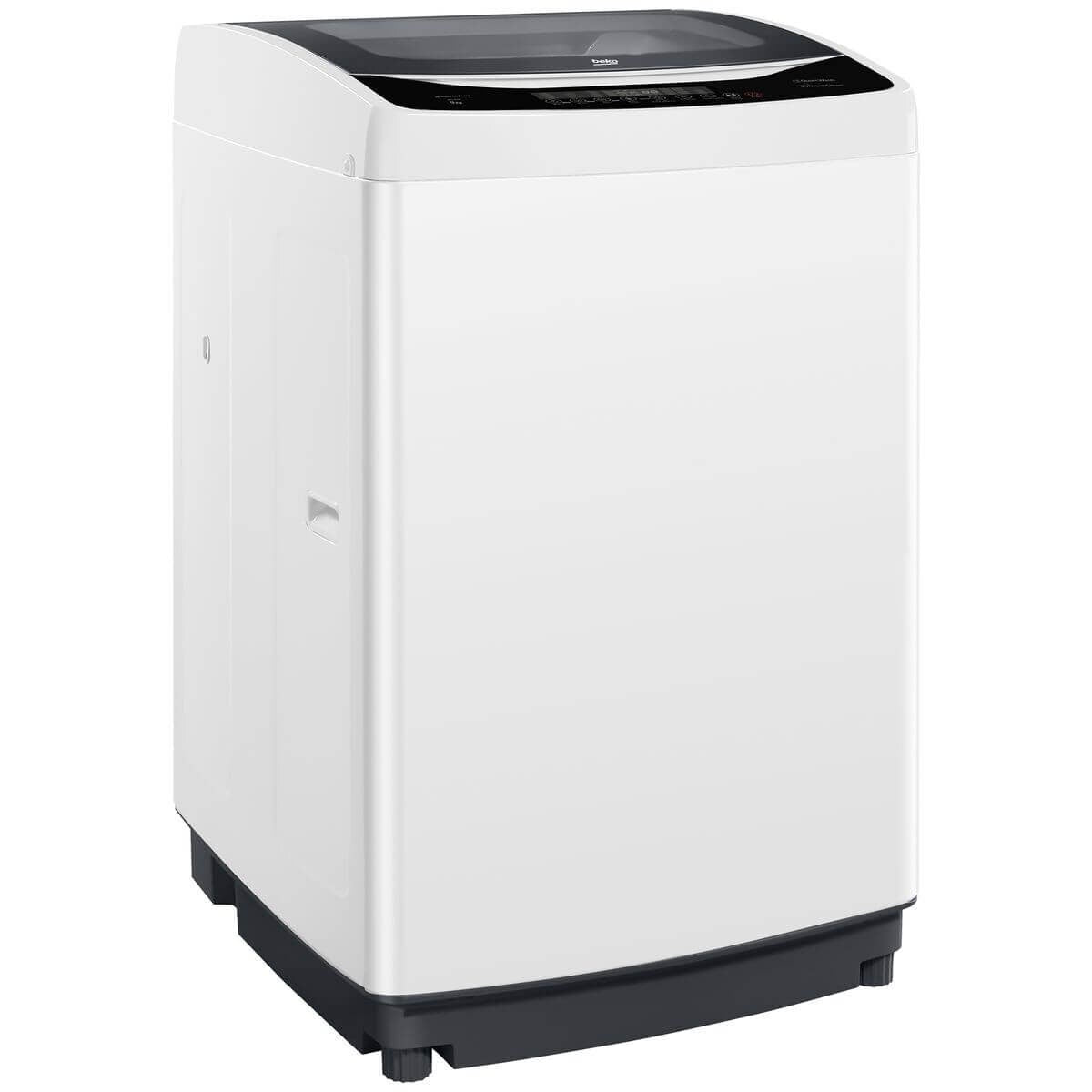 Beko 9kg Top Load Washing Machine - Soft Close Glass Lid, AirDry Program, Customisable Wash - BTL90W