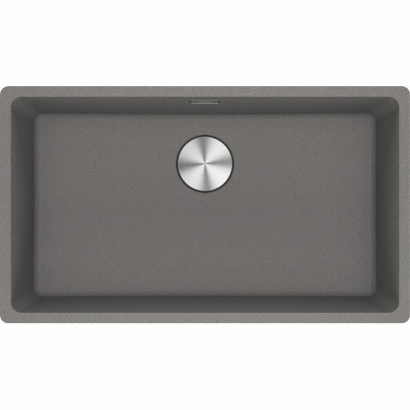 Franke Maris 720mm topmount granite sink - Stone Grey, extension drainer included - MRG610-72SGFPC