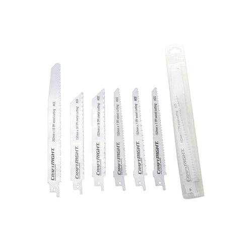 Craftright Reciprocating Saw Blades 10 Pack Manganese Steel Handy Set - SuperSaverAU - view 1