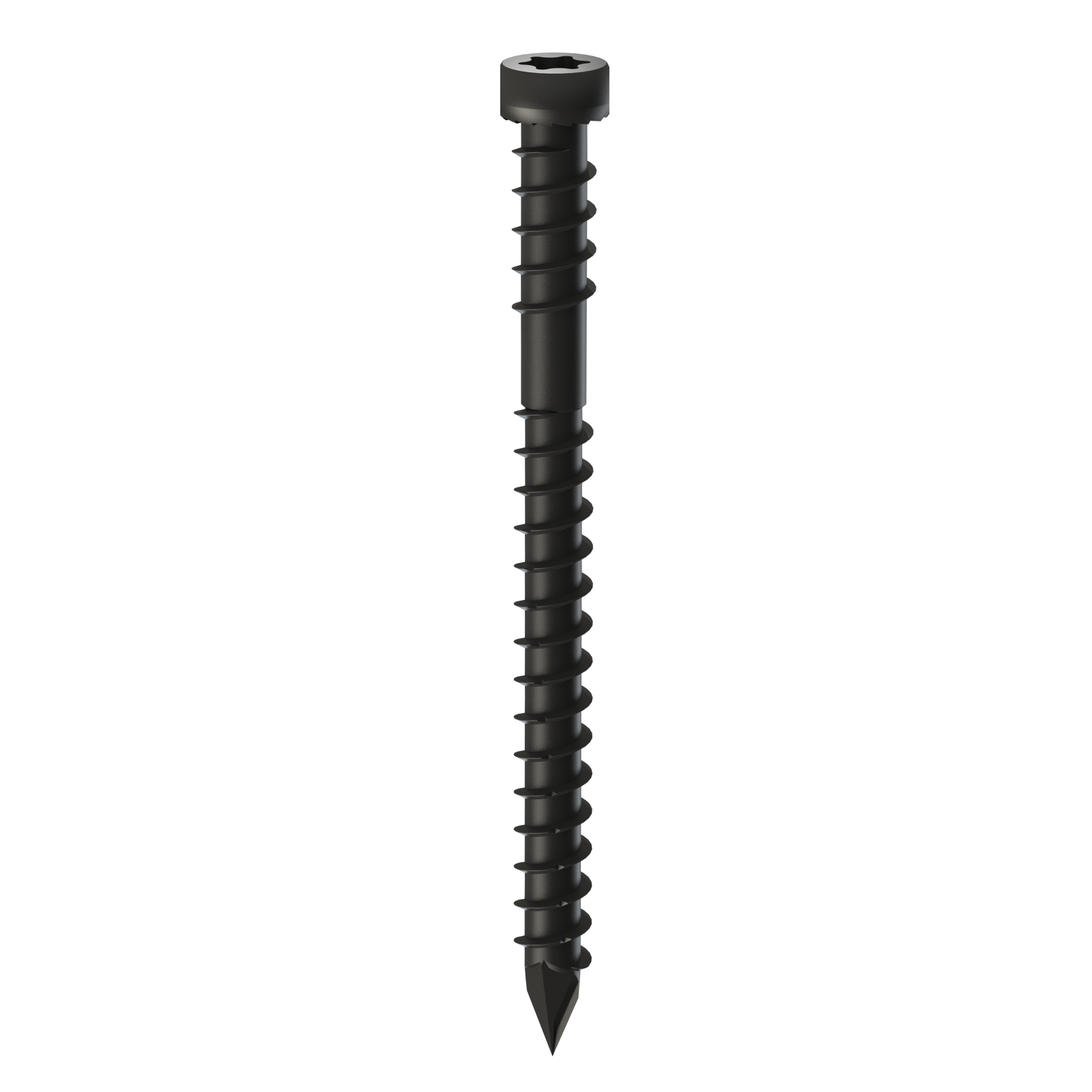 Bremick 10G x 50mm Black Stainless Steel 304 T20 Trim Head Decking Screws - 100 Pack