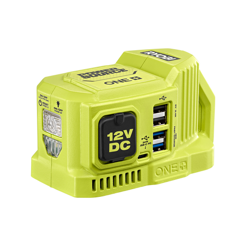 Ryobi 18V 120W ONE+ Battery Power Source R18BT12V with DC & USB Outlets