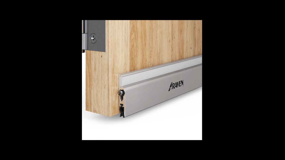 Raven RP60 920mm Clear Anodised Aluminium Automatic Door Bottom Seal