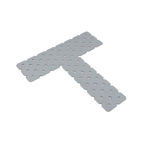 Carinya 200 x 200 x 60 x 50 x 1mm Galvanised Steel T-Shape Make-A-Bracket