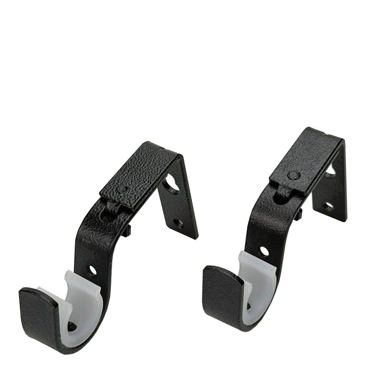 Pillar Black Adjustable Universal Brackets - 16mm & 25mm - 1 Pair - 70mm to 90mm - SuperSaverAU - view 1
