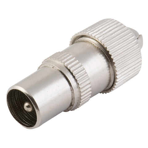 Antsig 75 Ohm Metal Line TV Plug, PAL Male Coaxial Connector, Nickel Plated