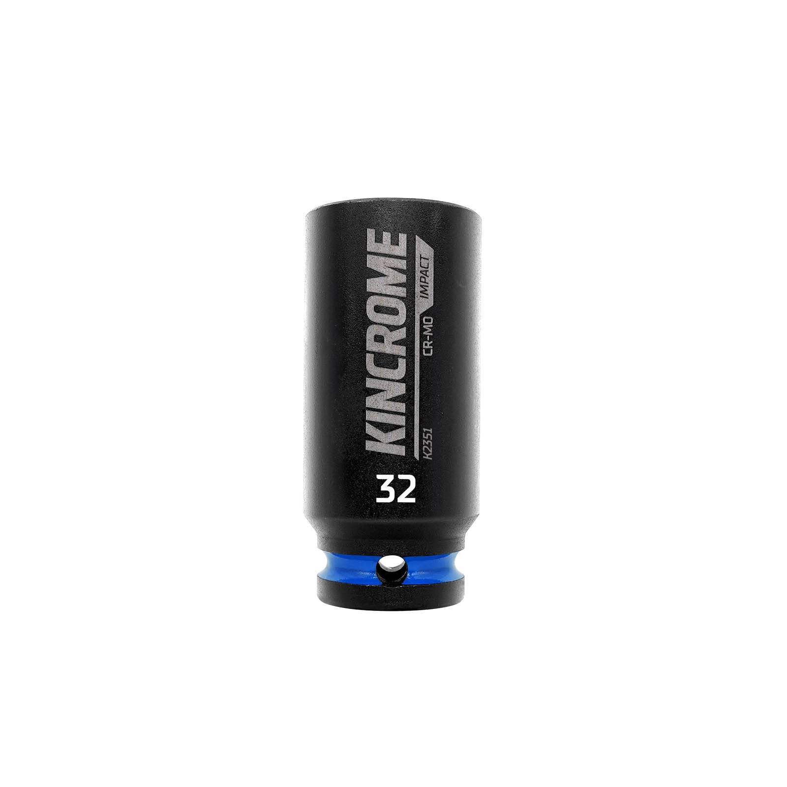 Kincrome 32mm 1/2" Drive Deep Impact Socket, 6 Point Cr-Mo