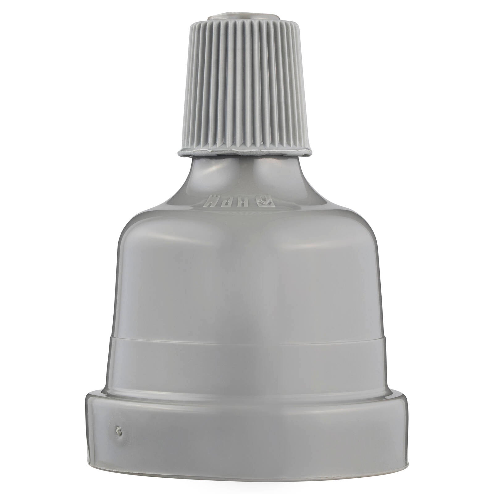 HPM 10A Rear Entry Extension Socket, Grey 8mm Cable