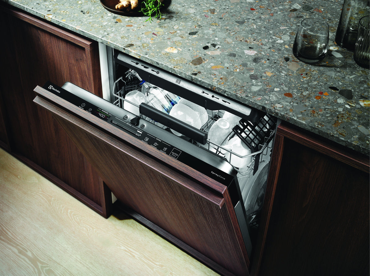 Electrolux 60cm Fully Integrated Dishwasher - 15 Place Settings, MaxiFlex Drawer, AirDry - ESL79200RO