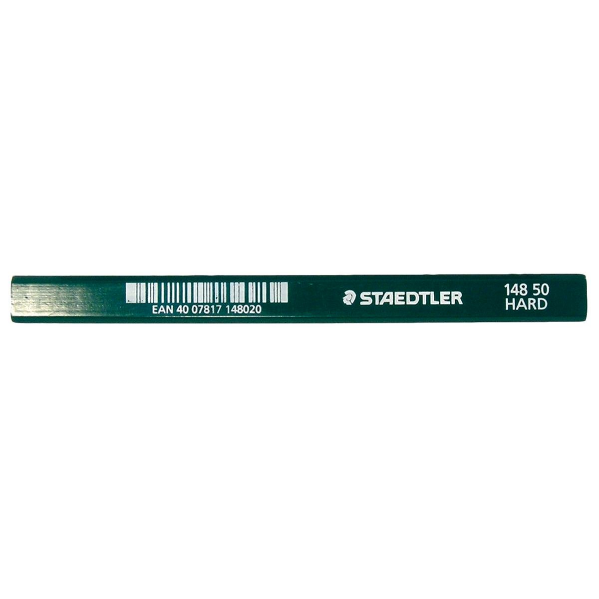 Staedtler Hard Carpenters Pencil 175mm, Wooden Body, Marking Pencil for Builders