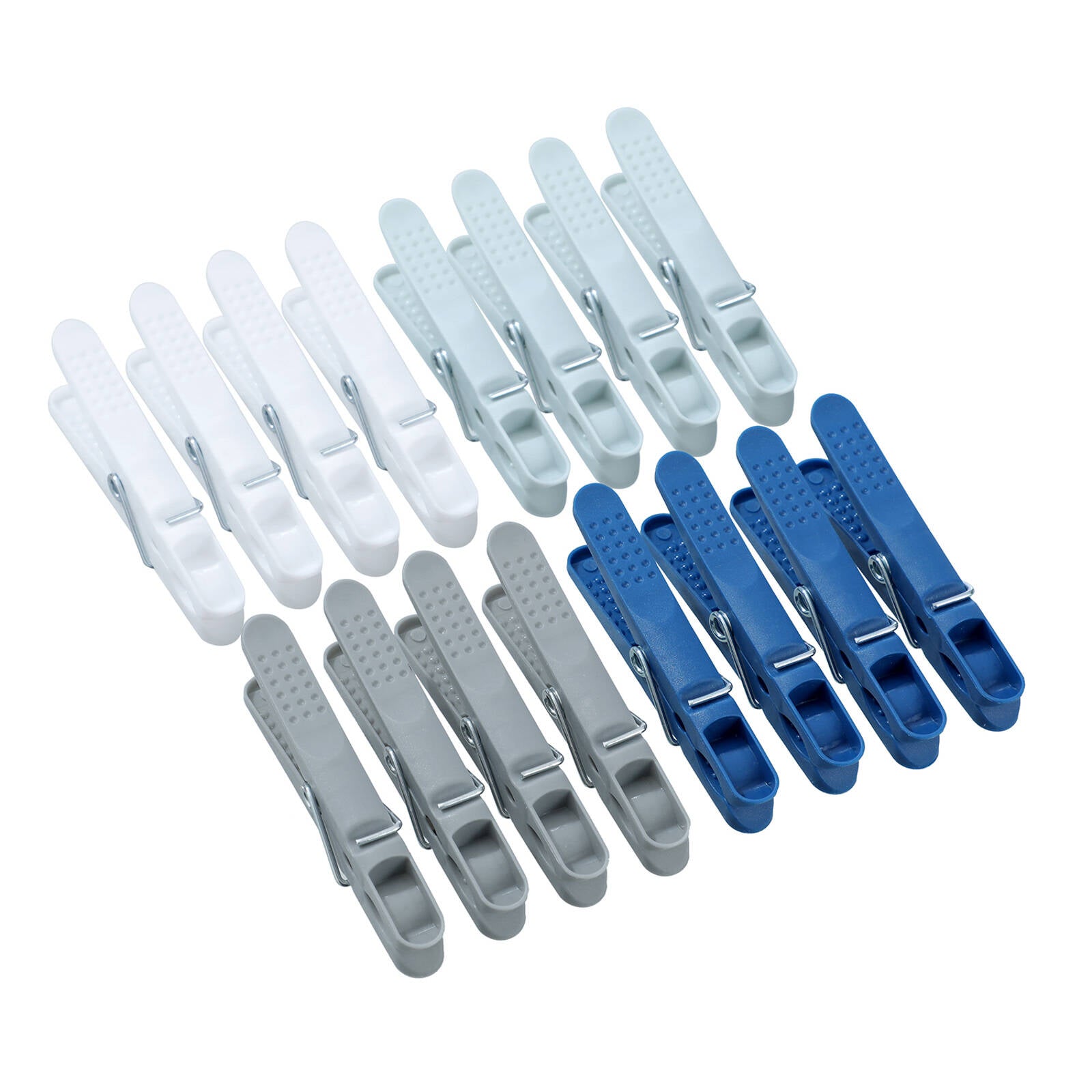 Boxsweden Essential Clothes Pegs 48 Pack - Durable PP Laundry Pegs