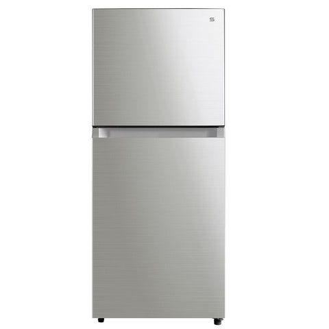 Seiki 203L Top Mount Fridge - Stainless Steel, Frost Free, Crisper Drawer, LED Lighting - SC-220AU8TMSS