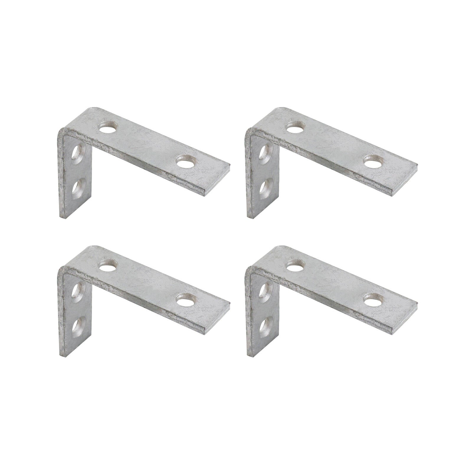 Carinya 75 x 50mm Galvanised Steel Angle Bracket - 4 Pack