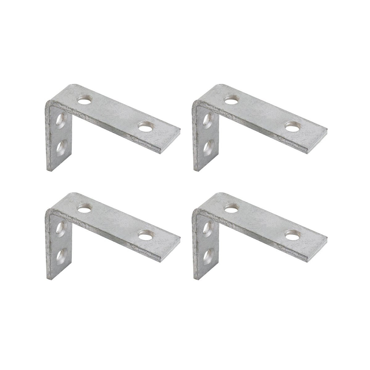 Carinya Galvanised Angle Bracket 75 x 50mm 4 Pack - Silver - SuperSaverAU - view 3