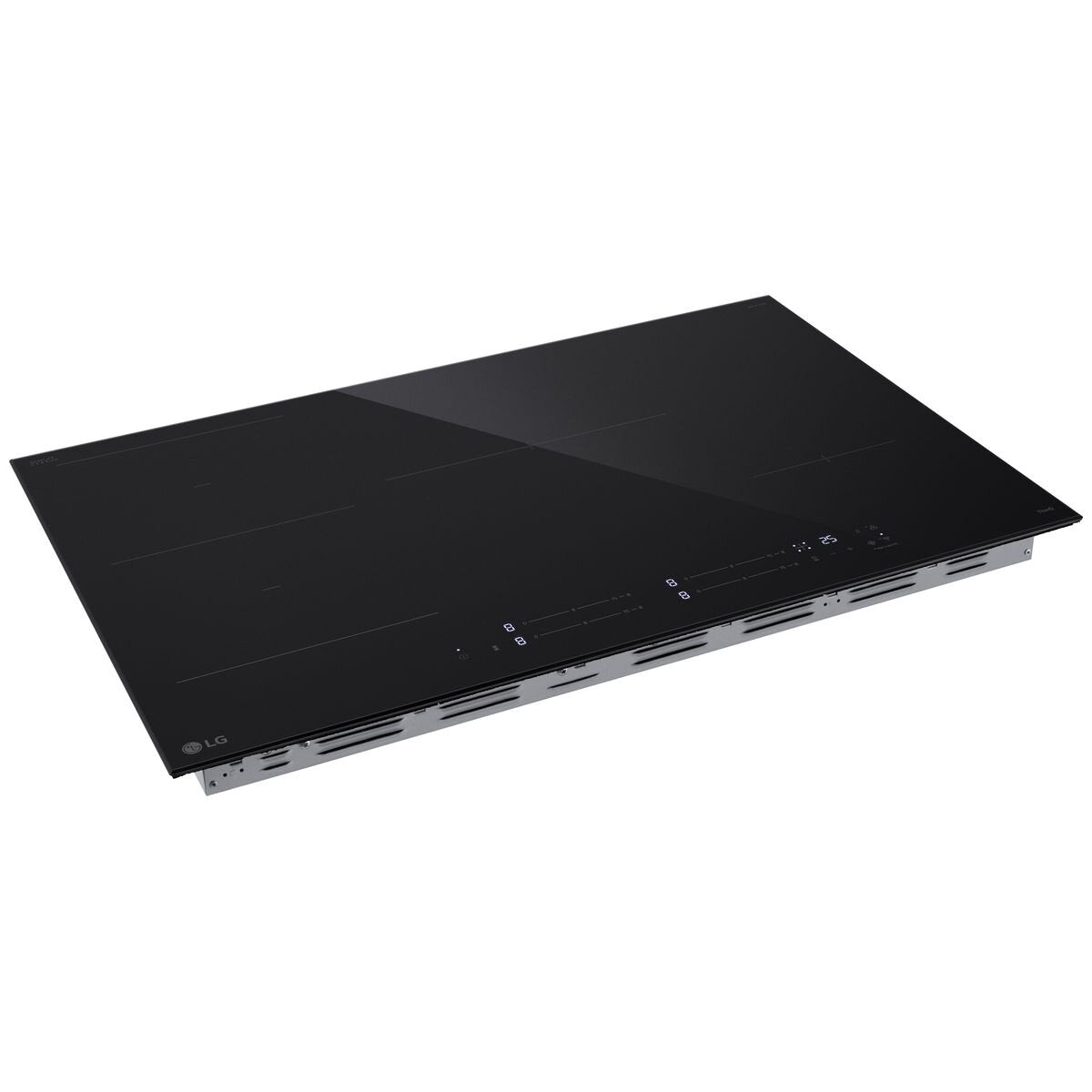 LG Series 7 80cm induction cooktop - four zones with one Flexi Zone - 3.7kW power boost - BCI807T4BG