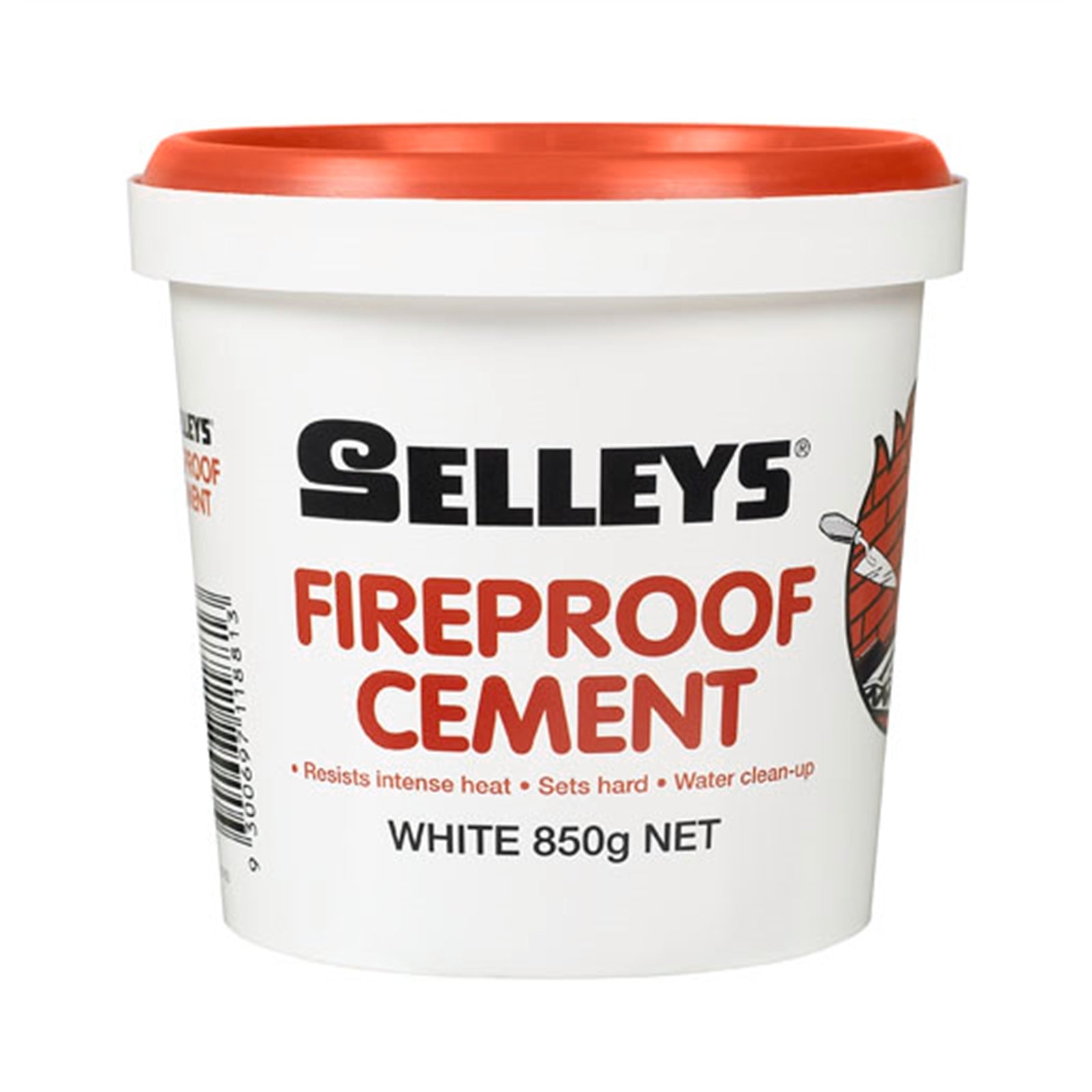 Selleys Ready To Use Fireproof Cement 850g, Water Based Paintable