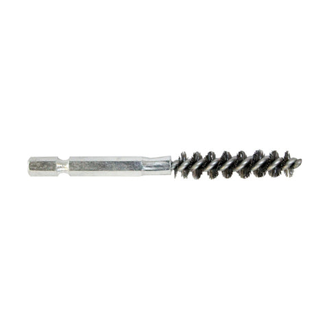 Josco 10mm 1/4" Hex Steel Wire Tube Brush