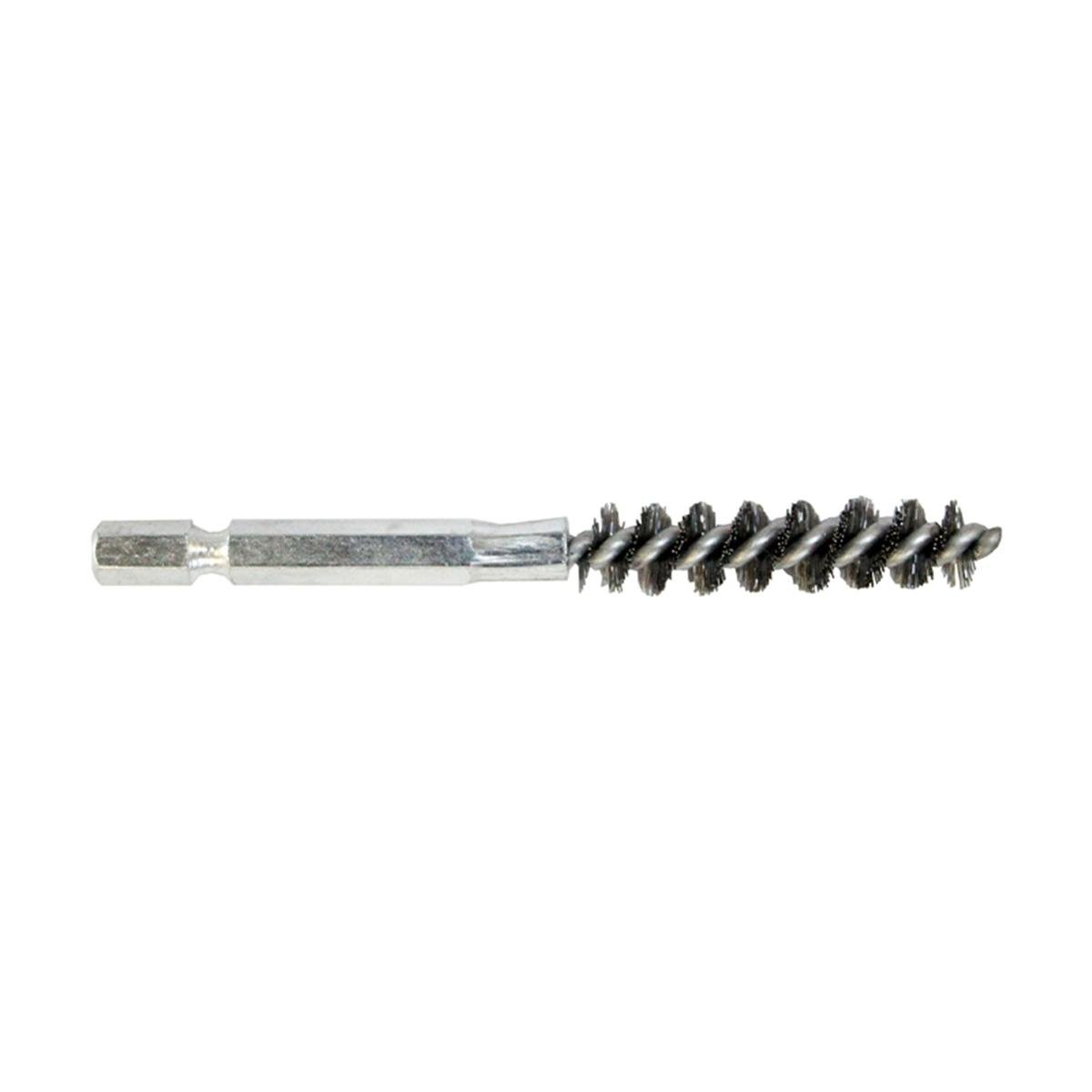 Josco 10mm 1/4" Hex Steel Wire Tube Brush