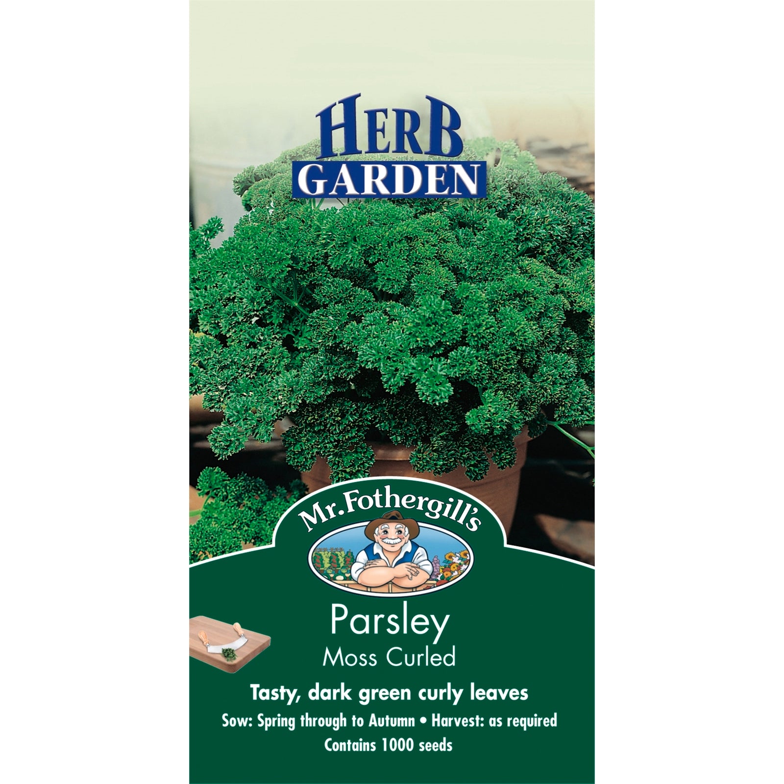Mr Fothergill's Moss Curled Parsley Seeds - Hardy Curly-Leaf Herb